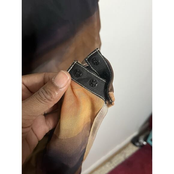 Shein Curve Siren Gaze Tie-Dye Slim Fit Bodysuit Women’s Size 1X - Picture 9 of 10